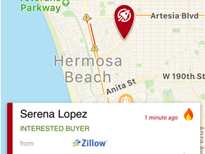 Realty Agent Native App Lead Map View