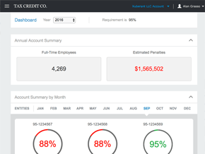 ACA Portal Dashboard