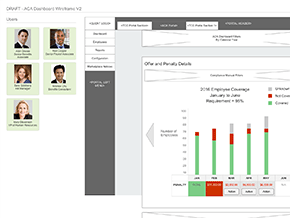 ACA Dashboard Wireframe