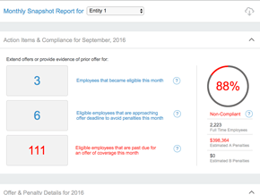 Monthly Snapshot Report